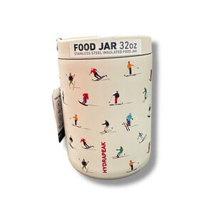 NEW Hydrapeak Food Jar 32oz Stainless Steel Peptide Storage Insulated Skiers Ski